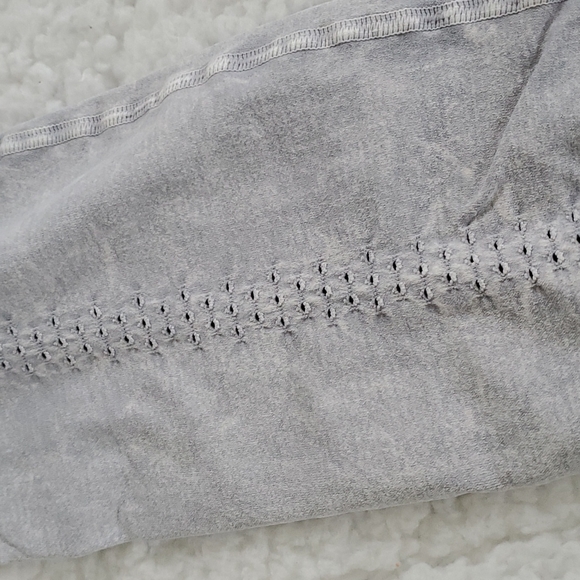 17. Free People Good Karma Leggings Ice Grey - Picture 7 of 17